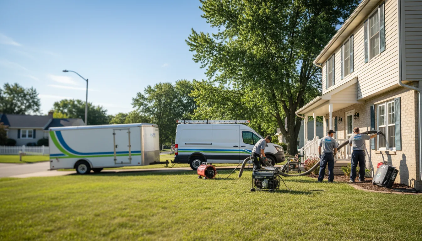 Flooded Basement Restoration And Cleanup With Repair in Saint Joe, IN near me